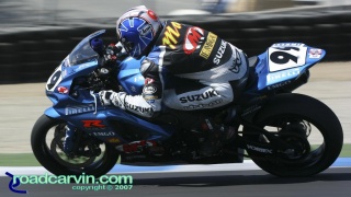 2007 AMA Superstock - Geoff May T11: Geoff May rode to a solid top 5 finish is the AMA Superstock race.